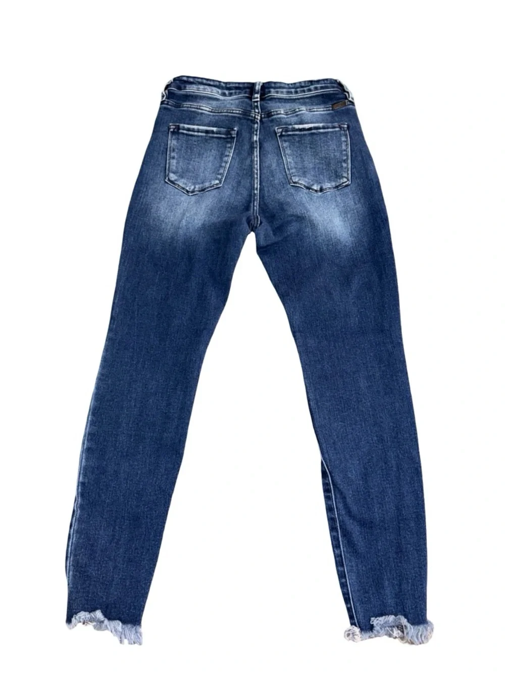 KanCan Estilo Distressed Skinny Jeans Frayed Hem Size 29 Stretch Denim